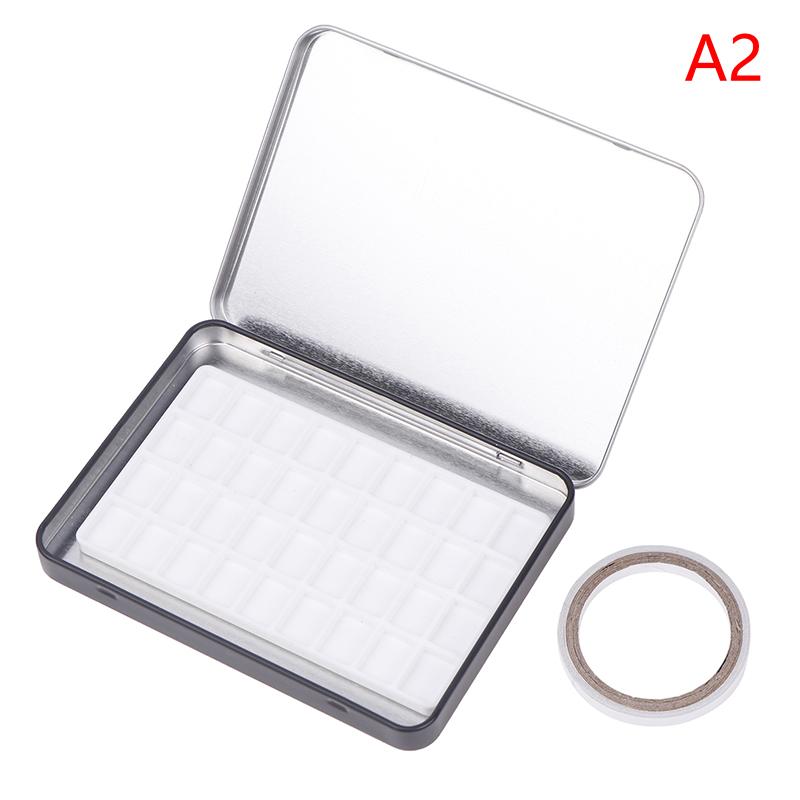 

Портативная пустая жестяная коробка для акварели 36/40 сеток мини-палитра для акварельных красок дорожный лоток для рисования художественные принадлежности as the picture