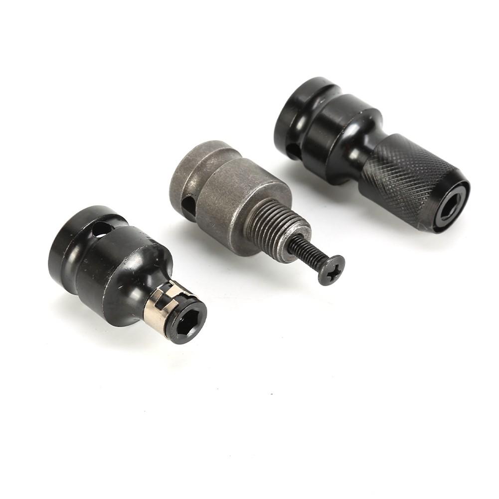 3pcs 1/2 inch Hex Drill Chuck Socket Adapter Converter Tool For  Wrench
