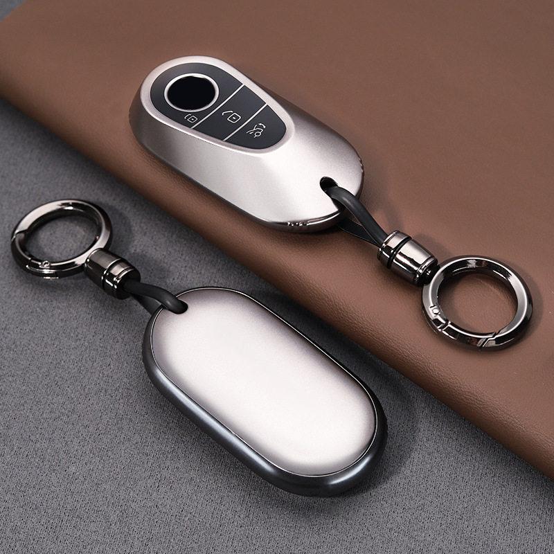 Metallic Gray Tpu For Mercedes Benz C E S Class Glc W206 W214 W223 E300 C260 C300 S450 S500 S400 Remote Car Key Cover Case Cover