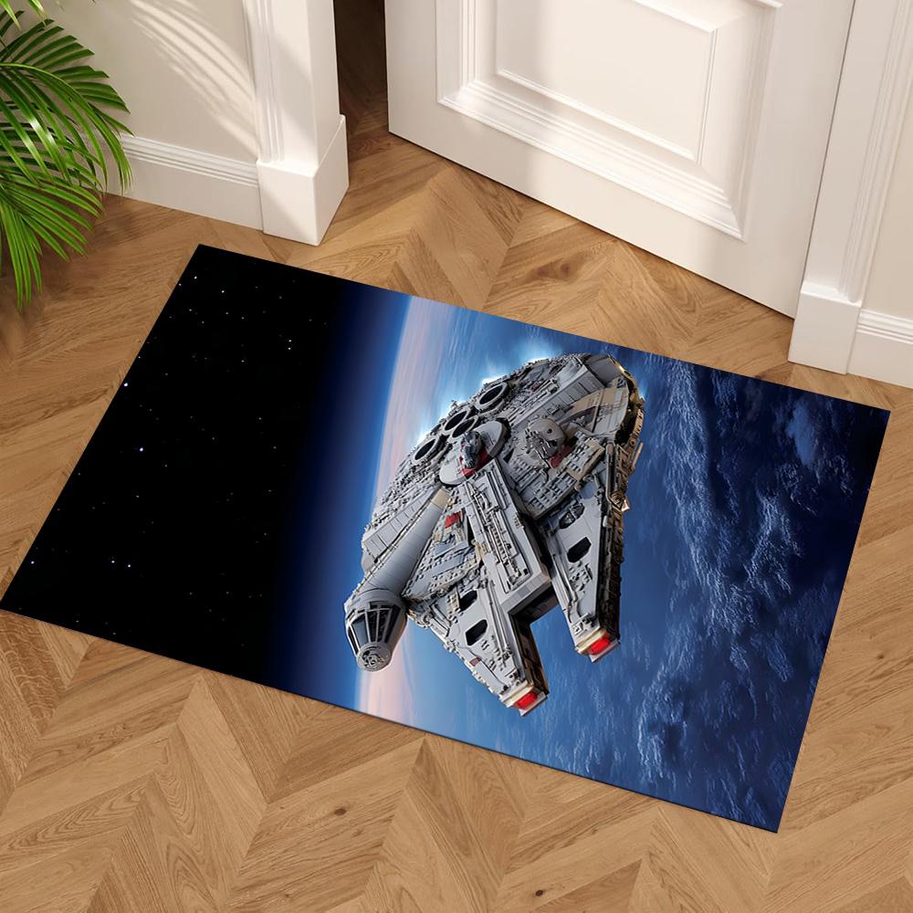 Star Wars Floor Rug Office Rug Suitable for Bedrooms Balcony Dormitory Playrooms Anti-slip Rug Decorate Offices Wedding Party Gift
