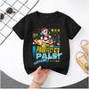 PAW Patrol Summer Short-sleeved 1-12 Years Old Children's T-shirt Boys Sweatshirt Girls Casual Tops Cartoon Printing