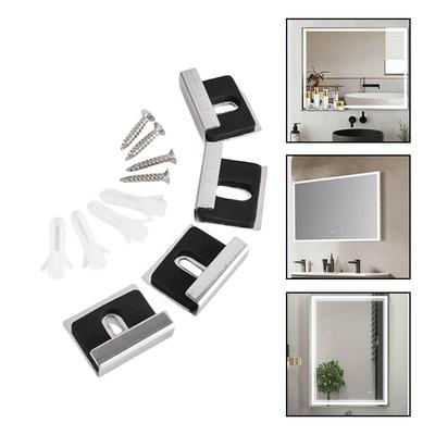 Clips pour Miroir Clips de Fixation Murale Mousse EVA Support de Charge