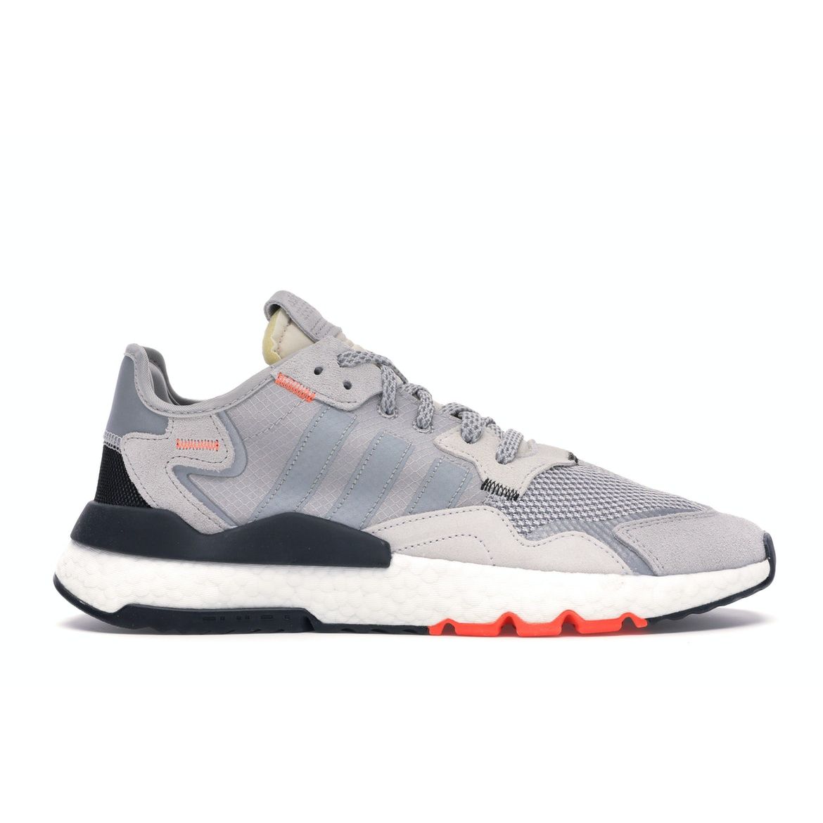

Кроссовки унисекс adidas Nite Jogger Grey Orange Grey-Two Multi-Solid-Grey Solar-Orange DB3361