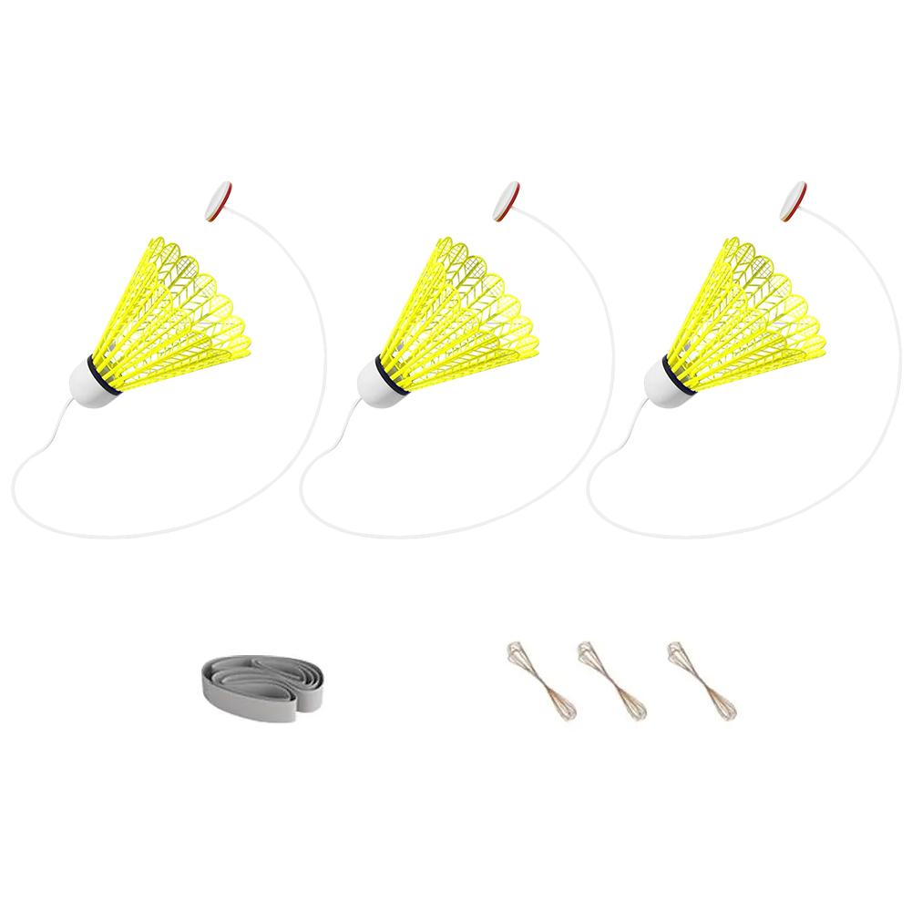 

Portable Badminton Trainer Rebound Self-study Badminton Trainer Elastic Badminton Training Device Versatile for Self Practice