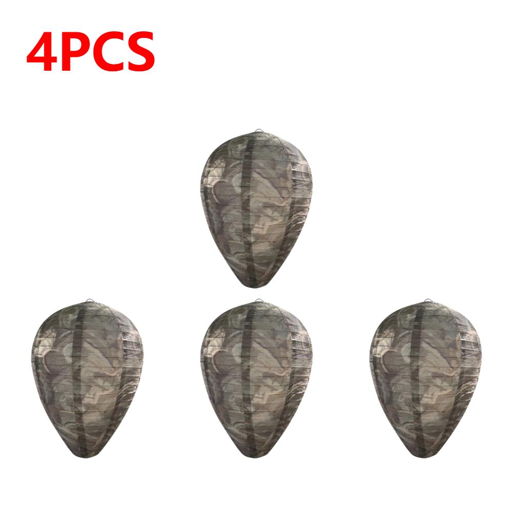 1-10 Stück Hängende Wespenhorst-Attrappe Fliegenfänger Papierwespen-Attrappe Bienen-Attrappe Abschreckung für Außenbereich Garten Insektenschutzfallen