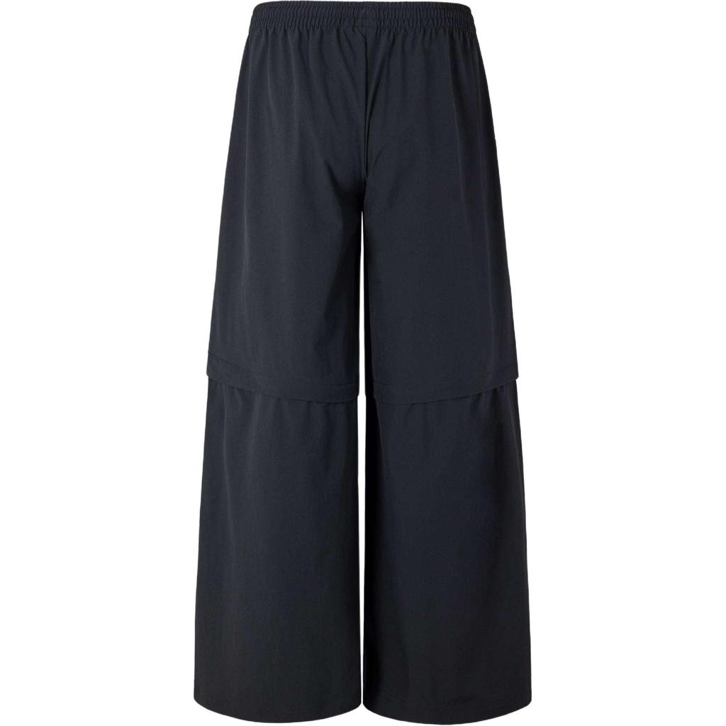 Adidas Originals TP Oversized Zip Off Loose Striped Casual Pants Unisex Pants Black KA2760