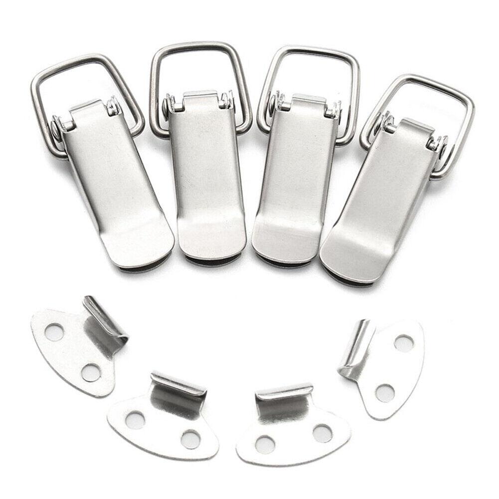 4PCS Latches 7.2*2.7cm Cold Rolled Steel High Quality Silver