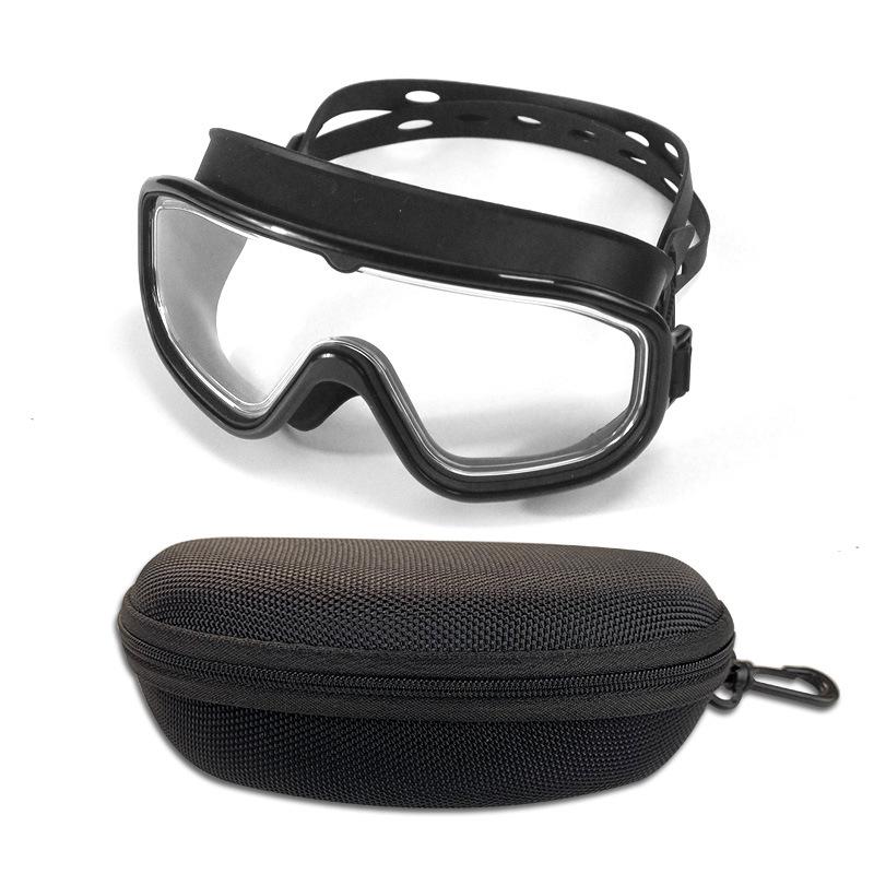 Dospělé protimlživé plavecké brýle s vysokým rozlišením a velkým rámečkem a potápěčská maska