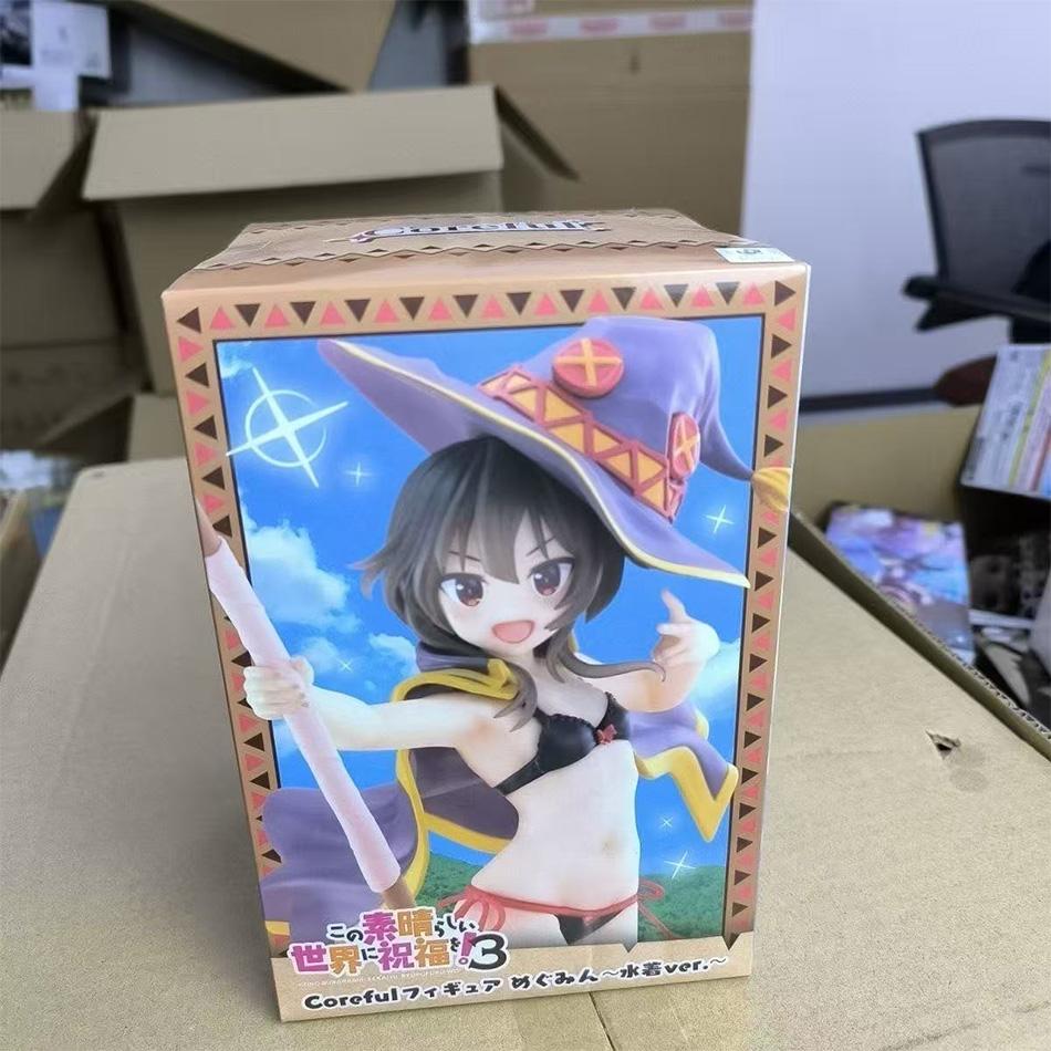 Konosuba: La bénédiction de Dieu sur ce monde merveilleux ! Figurine Anime Megumin La Grande Magicienne Maillot de Bain Belle Fille Modèle Jouets