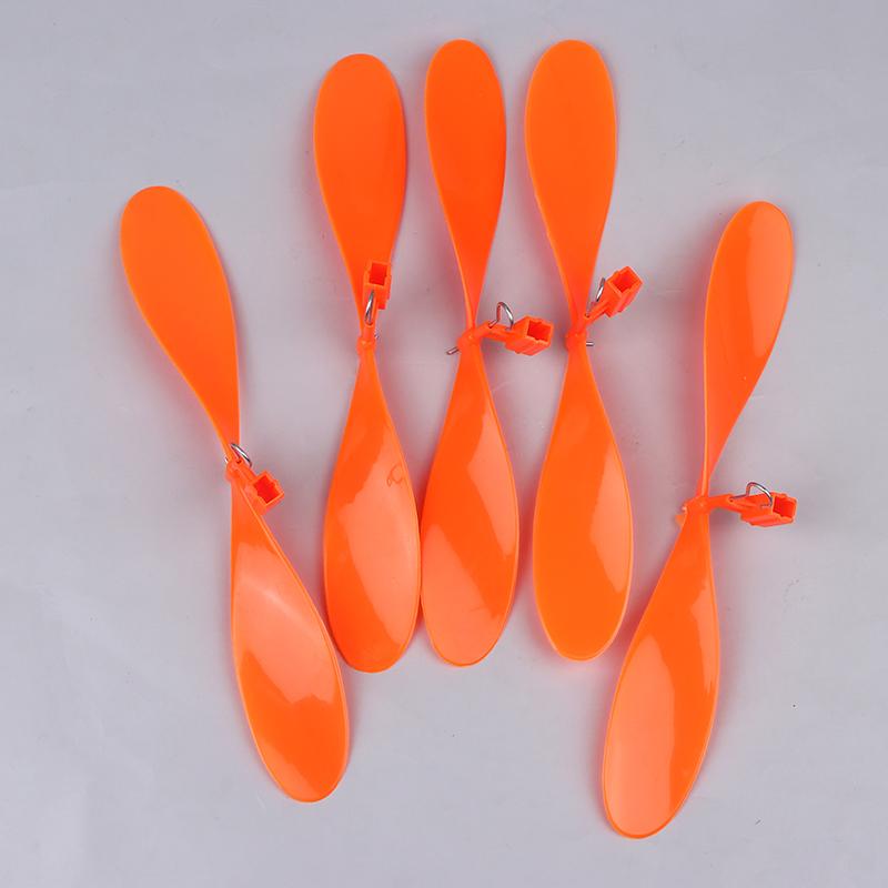 10 Stück 180mm Gummibandbetriebener Propeller für Modellflugzeug Propeller Zubehör Schüler Flugzeug Spinner