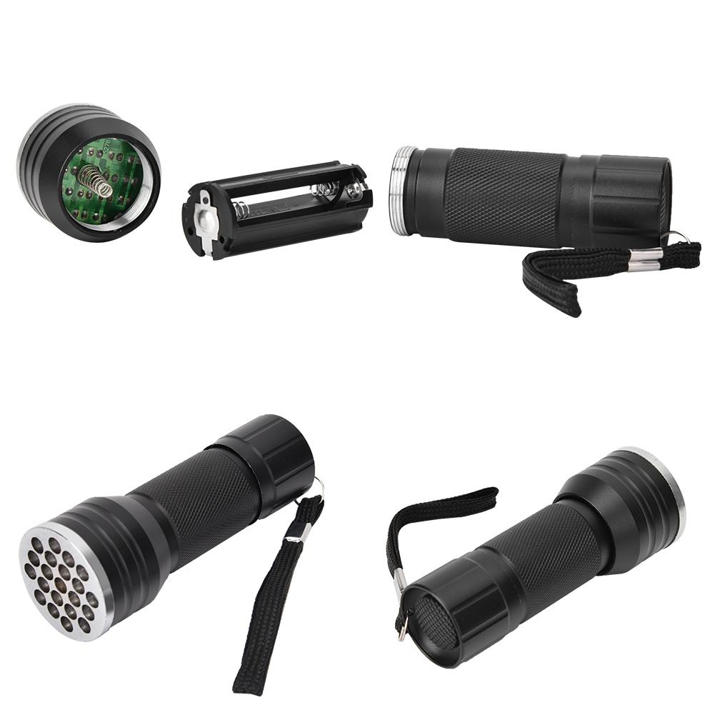 Mobile Phone Repair LED Flashlight UV Glue Curing Ultra Violet Light 21 Lamp Beads