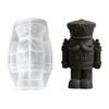 Easy Releasing Crafting Silicone Mold King Soldier Statues Moulds Candle Silicone Molds Suitable for Various Materials