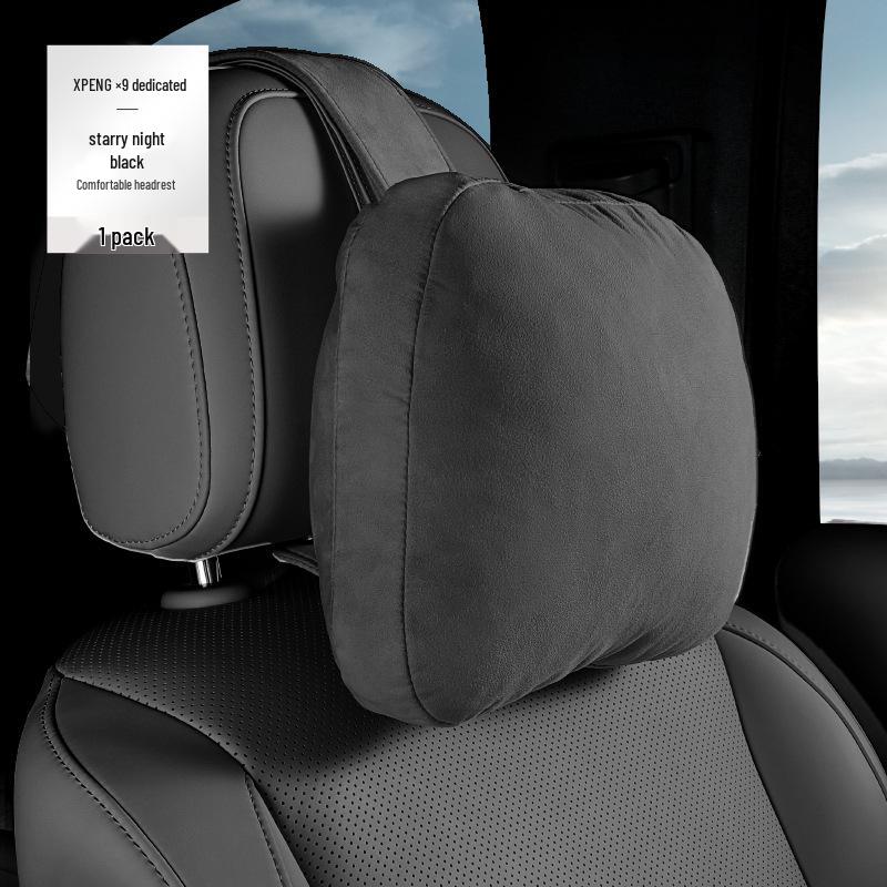 Xpeng X9 Car Headrest Neck Support & Lumbar Cushion Set