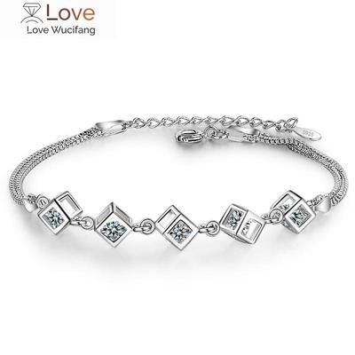 Zirkonkristall Armband für Damen Temperament Stil Römisches Armband Valentinstag