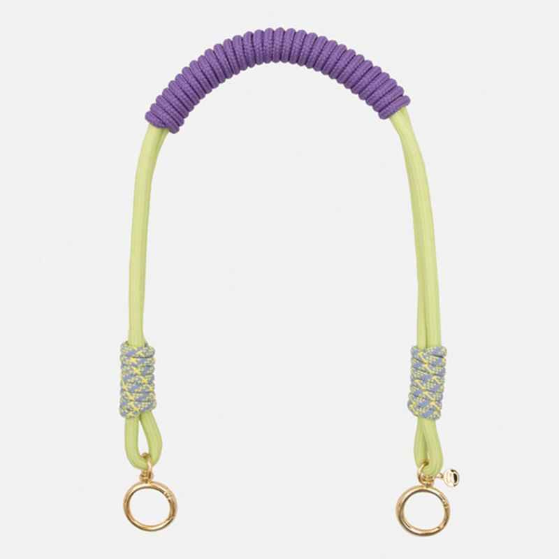 

XIMDOMADO Ремешок для сумки макраме - Лайм и Фиолетовый Lime & Purple