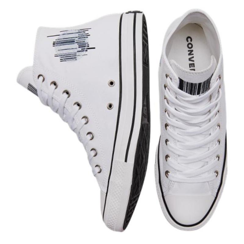 Converse Chuck Taylor All Star Alpargatas de Cano Alto Simples e Versáteis Unissex Branco
