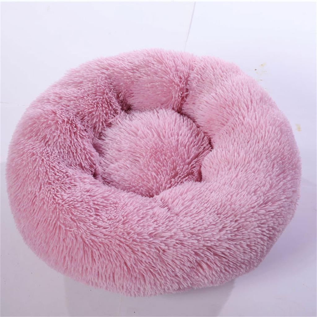 Cat Cushions Bed Multiple Size and Color Winter Soft Round Sofa Bed Cat Bed for Indoor Cat Furry Sofa