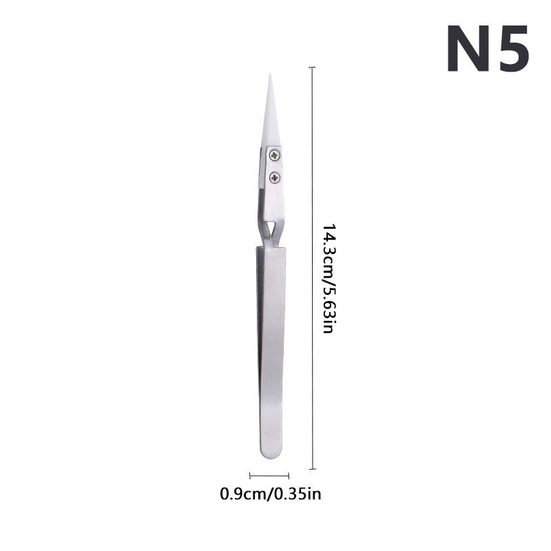 Stainless Steel Nails Shaping Tool Tweezers Nail Extension Clips For Nail Extension Nail Art Manicure