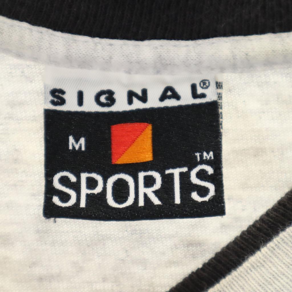 SIGNAL SPORTS 90s Made In USA Old Animal Print Short Sleeve T-shirt M Men's Used