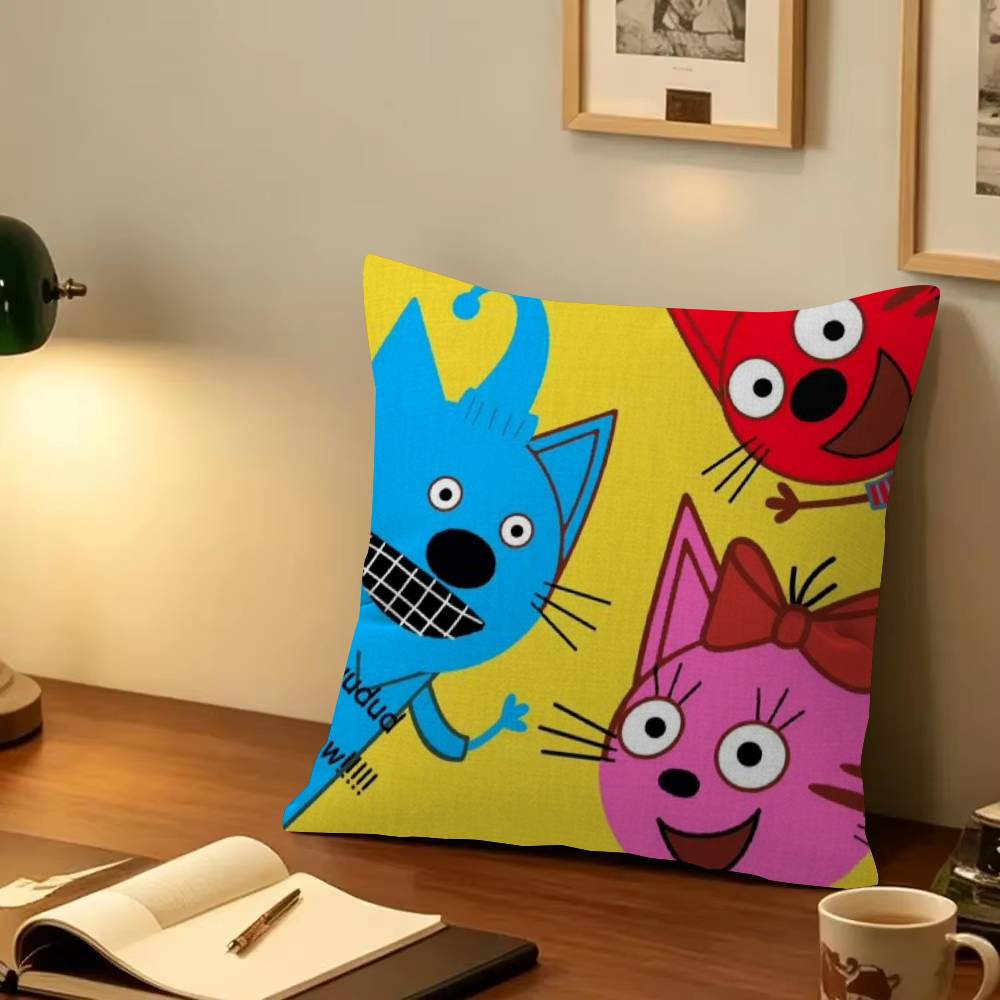 Art cartoon Pillow Anime Pillow Sofa Bed Head Pillow Cover Cushion Cover Fashion K-Kid E E-Cats
