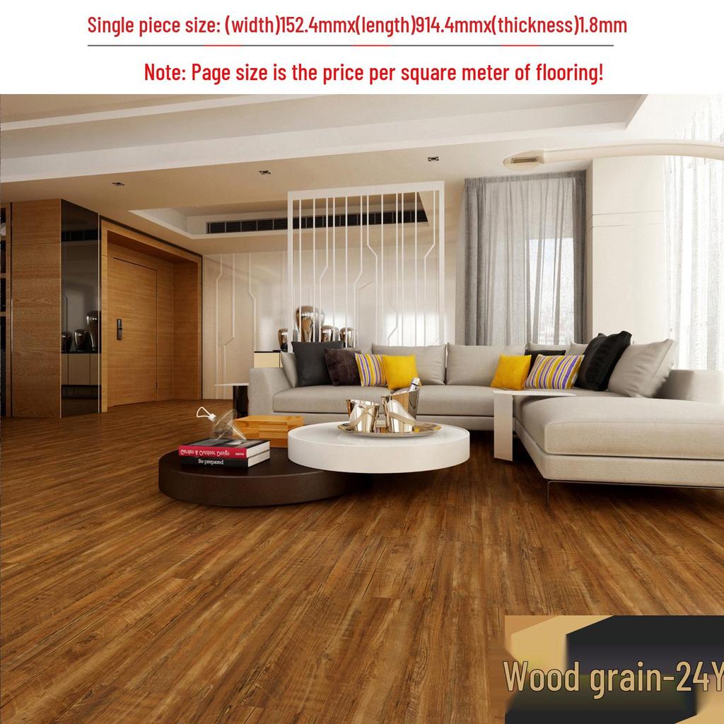 מדבקת רצפת אבן ויניל עמידה למים עם הדבקה עצמית: כיסוי PVC עבה ועמיד בפני שחיקה לחדרי שינה