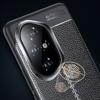 For Honor 300 Case Litchi Texture TPU Flexible Phone Cover,Black