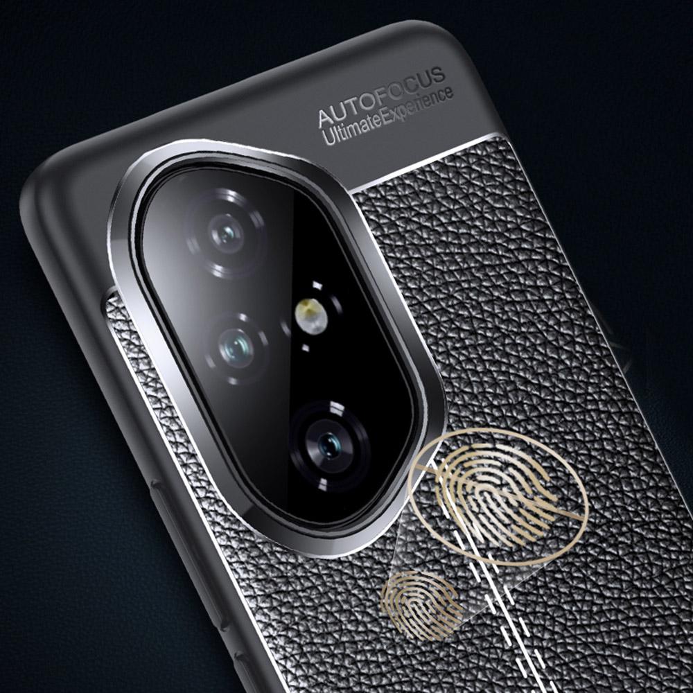 For Honor 300 Case Litchi Texture TPU Flexible Phone Cover,Black