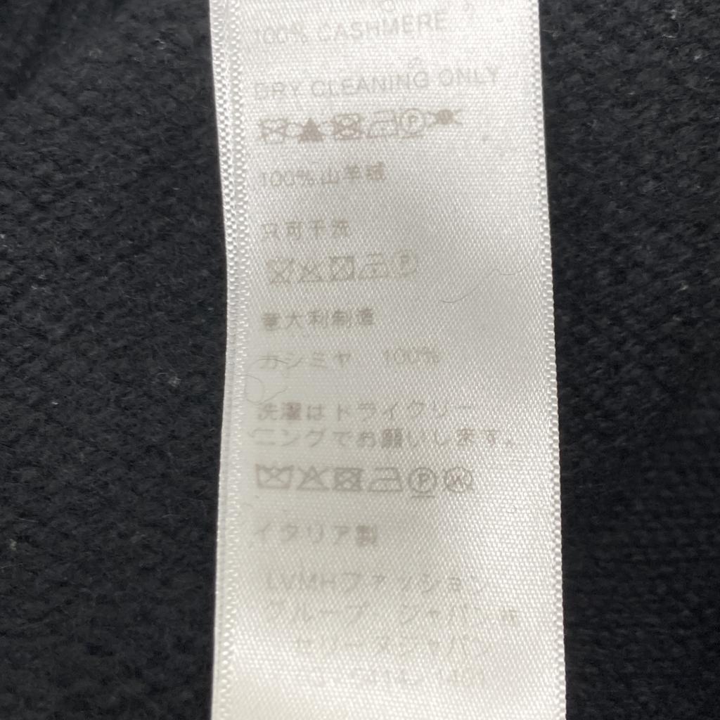 Celine 2A172384D Eddie Black Cashmere 100 Crew Neck Knit Sweater Tops S blackUsed