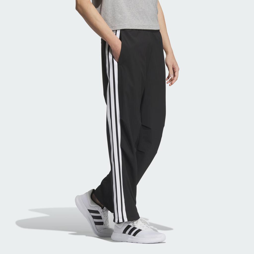 Adidas Woven Tracksuit Bottoms Comfortable Simple Casual Pants Men Bottoms Black White KC3906