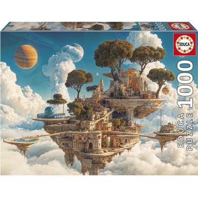 Pussel - EDUCA - Molnens rike - 1000 bitar - 48 x 68 cm - För vuxna från 12 år