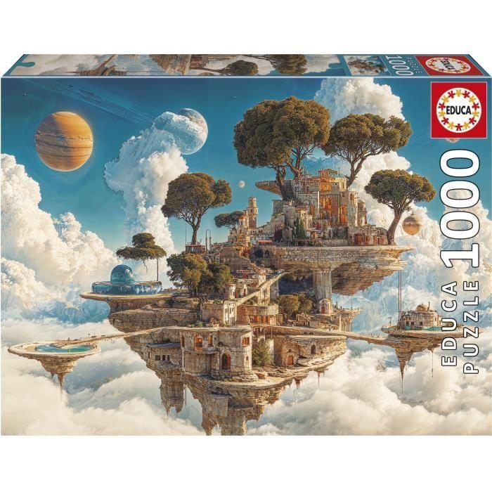 Puzzle - EDUCA - Kingdom of Clouds - 1000 Pieces - 48 X 68 Cm - For Adults from 12 Years Old