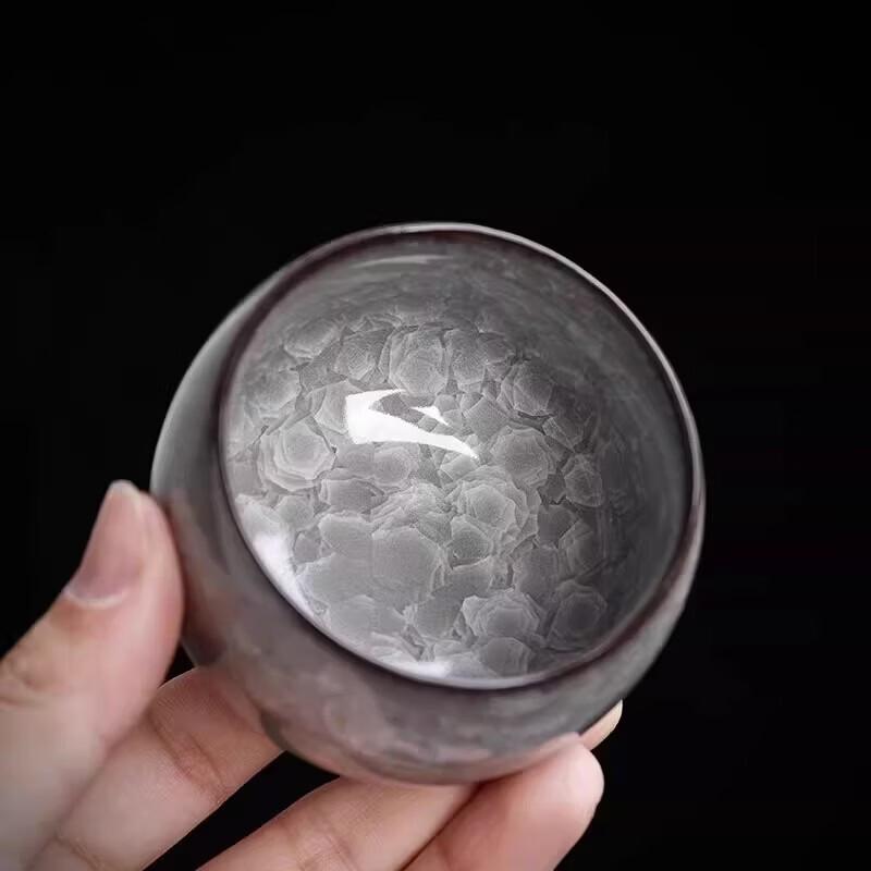 

Ru Kiln Ice Crack Ceramic Master Teacup