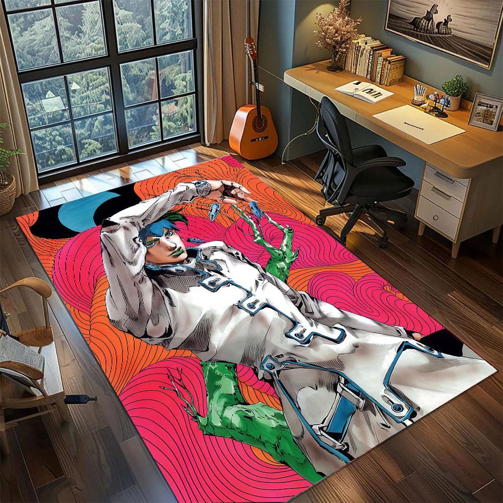 Jonathan Joestar JoJo Teppich für Wohnzimmer Schlafzimmer Heimdekoration Coole Filmmatte Spielbodenmatte