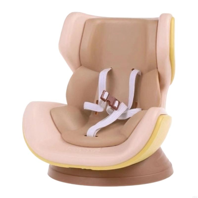 28GC Soft Cushioned Automotive Vent Clip Holder For 4-6.7Inch Plush Toy Stable Display Platform With Adjustable Strap