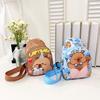 Capybara Preschool Children Nylon Crossbody Bag Animal Pattern Design Everyday