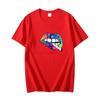 Colourful Lips Fashion Graphic T Shirts Oversized Tees Tops Short Sleeve Tshirt Summer  High Quality Unisexs Print T Shirt