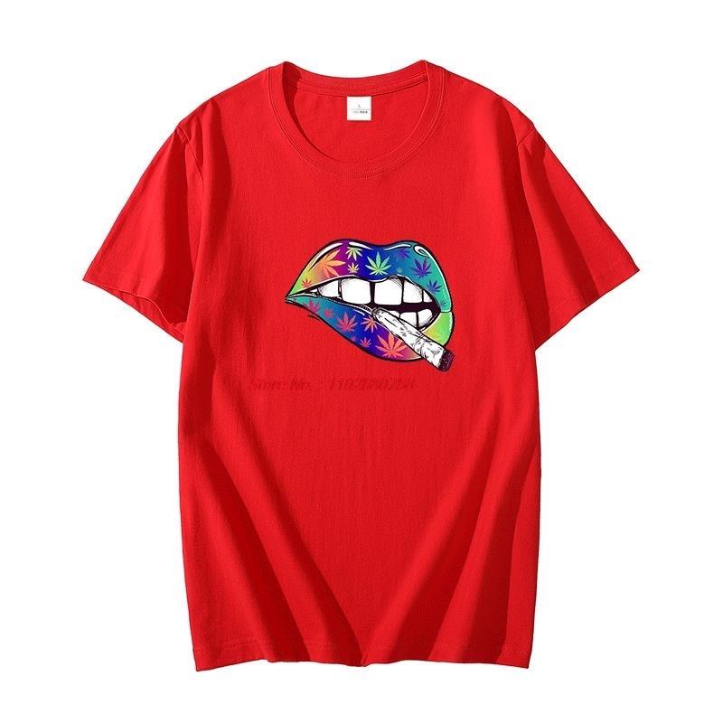 Colourful Lips Fashion Graphic T Shirts Oversized Tees Tops Short Sleeve Tshirt Summer  High Quality Unisexs Print T Shirt