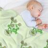 Green Capsid Bug On Chamomile Throw Blanket Multi-Purpose Luxury Brand For Baby Sleeping Bag Blankets