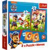 PUZZLE 2W1 MEMOS PSIA EKIPA W AKCJI 93337