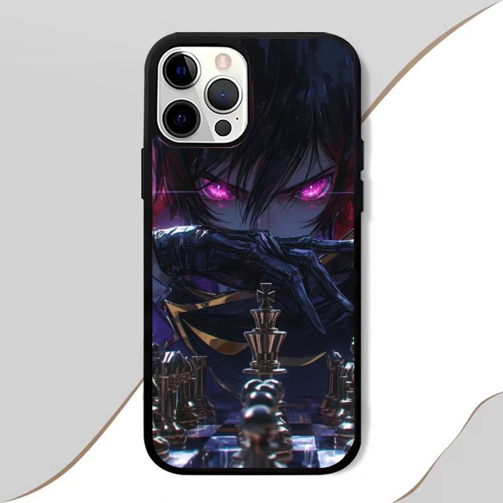 Anime C-Code Geass Phone Case Mobile Suitable For Apple 17 Air 16 PRO MAX 15 14 13 12 11 Patch Black Hard Shell