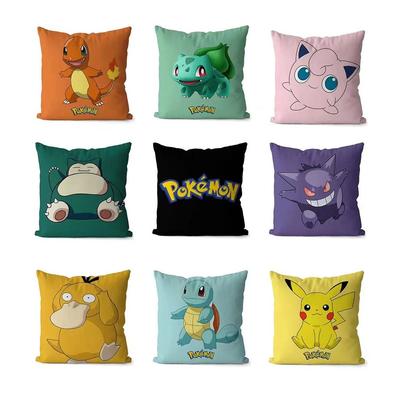Pokémon Pokemon Pikachu obliečka na vankúš Roztomilá Dekoratívna obliečka na vankúš Vhodná na Domácu obývaciu izbu Pohovku Izbovú dekoráciu