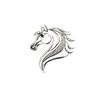 Simple Exquisite Hollow Horse Brooch Versatile Temperament Animal Small Brooch Pin Fashion Clothing Jewelry Accessories Gift