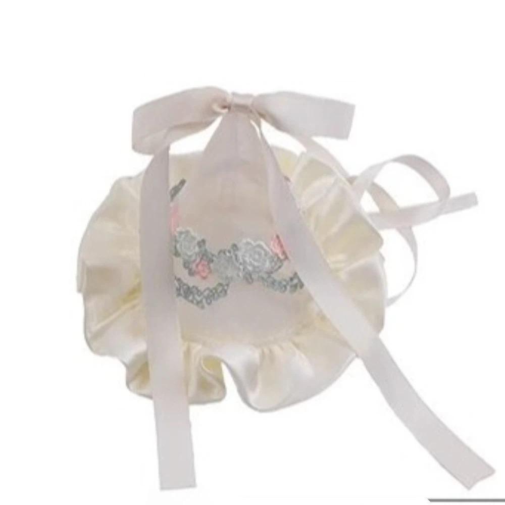 

Hair Clips Flower Knot Headband Embroidery Princess Hat Funny Party Headdress Kids Photography білий