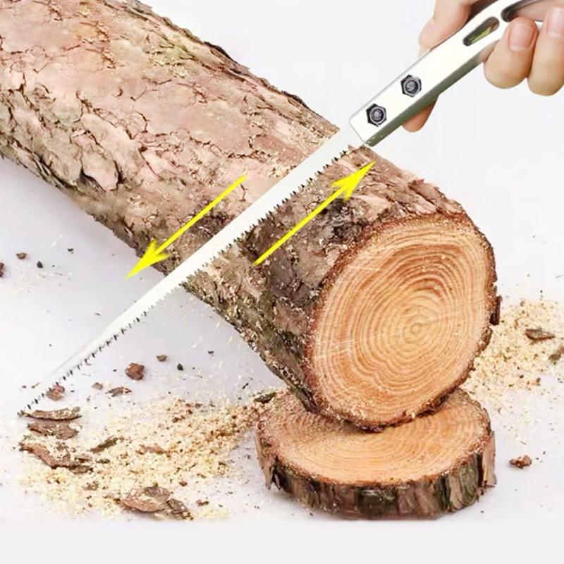 340mm Convenient For Wall Panel Bending Handsaw Garden Saw SK5 Steel Saw Tools W/ Wooden Handle Woodworking Saw