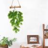 Artificial Green Fanleaf Plants Hanging Rattan Decoration Window Decor Artificial Green Ferns