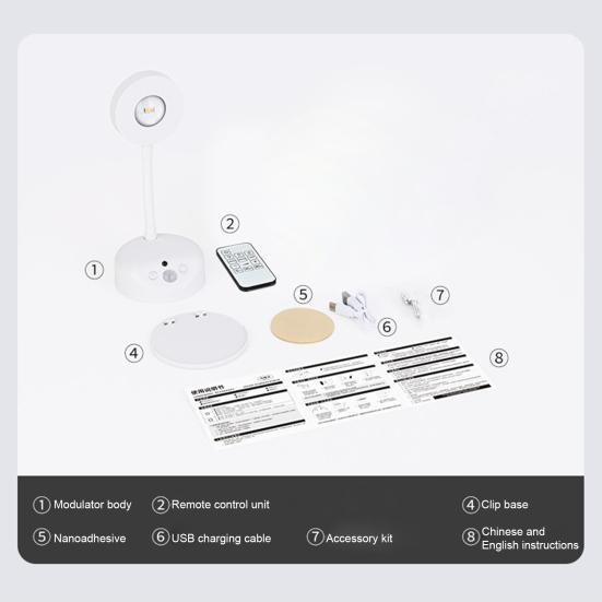 Picture Light with 3 Color Modes Remote Control Brightness Adjustment Battery Operated Rechargeable