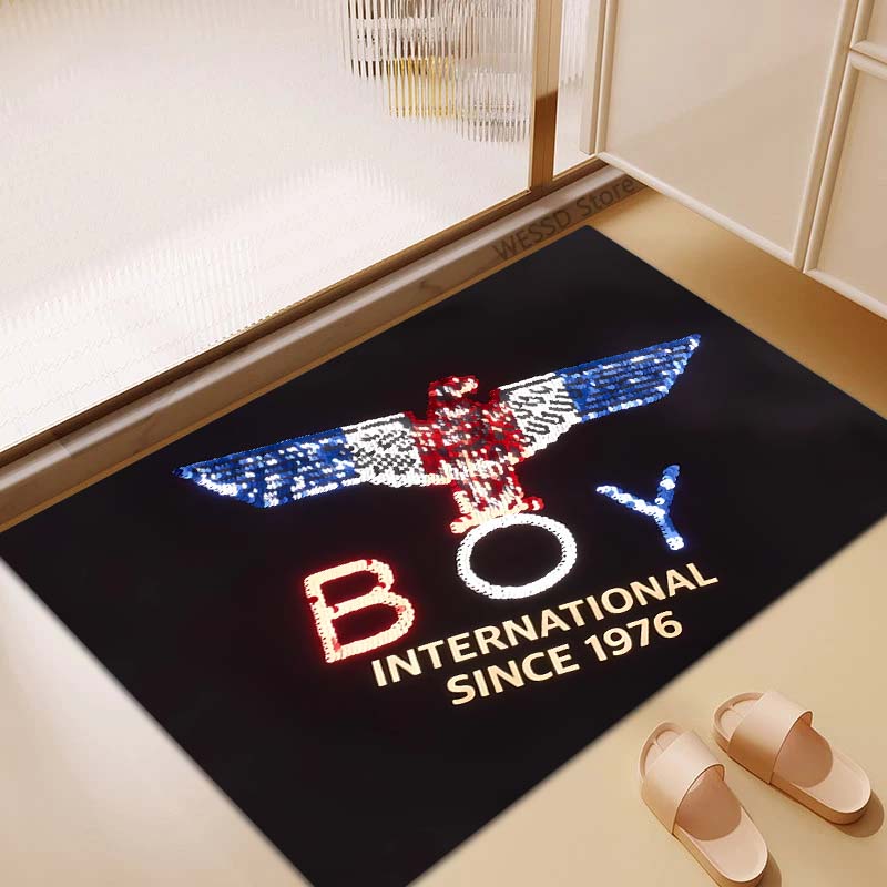 3D Eagle Logo Printed Rug — Suitable for Living Rooms, Bedrooms, Non-Slip Yoga Mats, and Outdoor Use; Ideal As A Birthday Gift