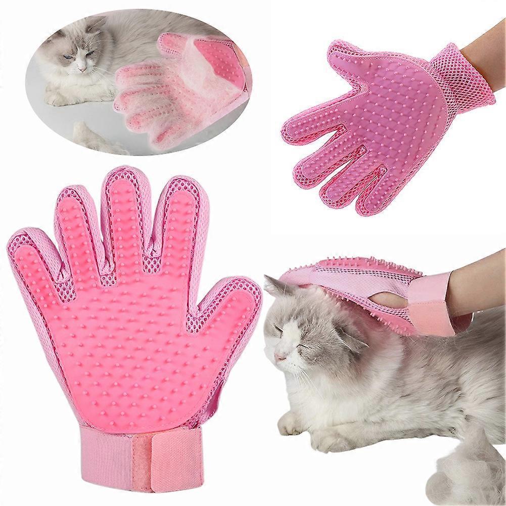 Verstellbarer TPR-Pflegehandschuh zur Entfernung loser Haare und Schuppen, leichter, multifunktionaler Fellfänger für Hunde und Katzen