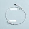 S925 Silver Leaf Bracelet for Women Fresh Ginkgo Biloba Charm Bracelet Silver 925 Jewelry Pulseras Mujer Bangles