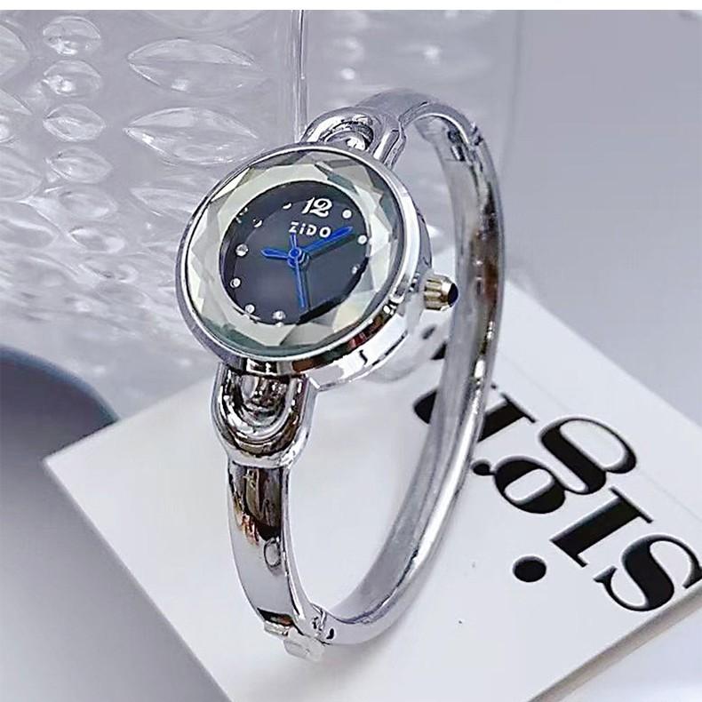 Bracelet Watch Simple Design Compact Quartz Watch Exquisite Disc Cutting Fashion Women'S Watch